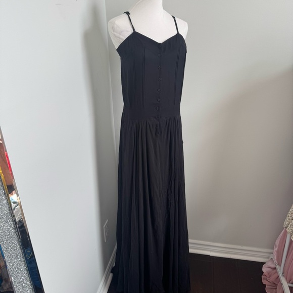 New Silk Maxi Dress • Made in Italy • New Slip Vintage Silhouette 2/M - Picture 6 of 14